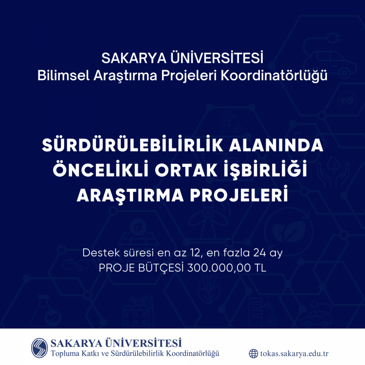Sürdürülebilirlik Alanında Öncelikli Ortak İşbirliği Proje Çağrısı
